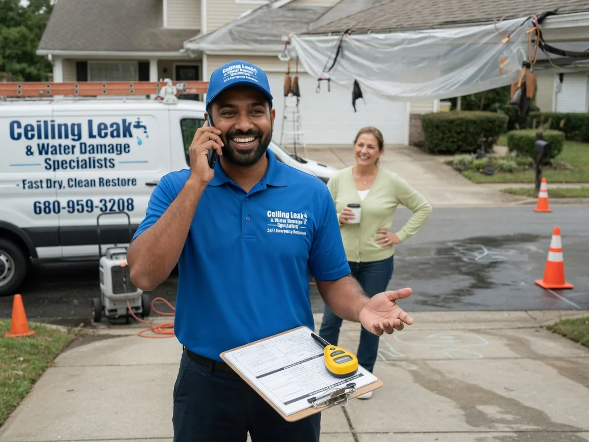 Ceiling Leak Cleanup Lake Crystal, MN FAQs